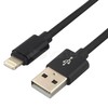 everActive kabelis USB Lightning 1m - Juodas, pintas, greitas įkrovimas, 2,4A - CBB-1IB
