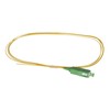 Extralink SC/APC Pigtail, Singlemode, 900um G.657A 1.5m, Easy Strip, Geltona