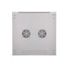 EXTRALINK 12U 600X600 ASP sieninė spintelė metalinių durų pilka