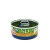 Drėgnas Kačių Maistas - FARMINA N&amp;D Cat Natural Vištiena 140g 18% Baltymų