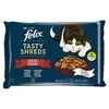 Purina Nestle Drėgnas Kačių Maistas - Felix Skanūs Gabaliukai su Jautiena ir Vištiena 4x 80g