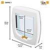 FERPLAST Swing 1 - Pet door, ruda