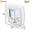 FERPLAST Swing 1 - Pet door, ruda
