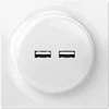 USB šakotuvas – „Fibaro Walli N“ 2 USB šakotuvai
