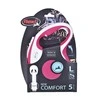 Flexi New Comfort L pavadėlis šunims iki 60kg juostinis 5m juodos spalvos