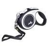 Flexi New Comfort XS pavadėlis šunims iki 12kg juostinis 3m juodos spalvos