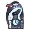 Flexi New Comfort XS pavadėlis šunims iki 12kg juostinis 3m žydros spalvos