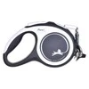 Flexi New Comfort XS pavadėlis šunims iki 12kg juostinis 3m juodos spalvos