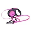 Trixie FLEXI New Neon Tape rožinis pavadėlis S-5m iki 15kg