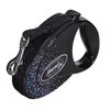 Flexi FLEXI Glam Splash Mistic pavadėlis, M TŚMA 5 m, juodas