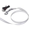 FLEXI Glam Splash Rožinė with Swarovski crystals M - Dog Retractable lead - 5 m - baltas