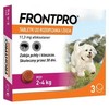 FRP FRONTPRO tabletės nuo blusų ir erkių šunims (2-4kg) - 3x 11,3mg