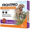 FRONTPRO planšetė šunims XL 136mg 25-50kg 3 vnt.