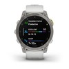 Išmanusis laikrodis Garmin epix™ (Gen 2) - Sapphire Edition | 47 mm, titano korpusas su baltu dirželiu