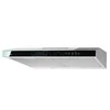 Gartraukis Cooker hood under-cabinet AKPO WK-7 K GLASS 50 Baltas/Juoda SZKŁO (166 m3/h, 500mm, baltos spalvos)