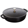 Zwilling Gili keptuvė troškinimui su dangteliu Staub - 28 cm, Juodas