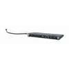 GEMBIRD A-CM-COMBO9-02 USB tipo C 9in1 kelių prievadų adapteris USB Hub3.0 + HDMI + DisplayPort + VGA + PD + LAN + stereo garsas