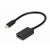 GEMBIRD USB Type-C į DisplayPort adapterio laidas 4K 15cm juodas