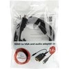 Gembird A-HDMI-VGA-03-10 video cable adapter 3 m HDMI + 3.5mm VGA (D-Sub) Juodas