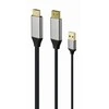Gembird HDMI į DisplayPort kabelis su USB jungtimi