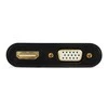 GEMBIRD VGA to HDMI + VGA adapter cable 0.15m juodas