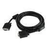 GEMBIRD CC-PPVGAX-10-B Gembird Premium VGA-Ext. HD15m/HD15f dvigubai ekranuotas su 2 feritu, 3m, juodas