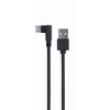 Gembird | Kampinis USB Type-C įkrovimo ir duomenų kabelis | CC-USB2-AMCML-0,2M
