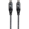 GEMBIRD CC-USB2B-CMCM60-1.5M 60W Type-C maitinimo laidas PD aukščiausios kokybės įkrovimo duomenų kabelis 1.5m