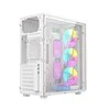 GEMBIRD Gaming ARGB dėklas Fornax 500 baltas
