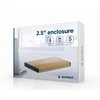 GEMBIRD EE2-U3S-3-GL USB 3.0 2.5" HDD korpusas šlifuotas aliuminio auksinis