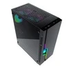 GEMBIRD kompiuterio dėklas Fornax 2000 - RGB LED STRIP RGB REAR FAN su spalvų reguliavimu