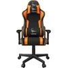 GEMBIRD Gaming chair SCORPION juodas mesh oranžinis skin
