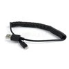 GEMBIRD CC-LMAM-1.5M Gembird USB sinchronizavimo ir įkrovimo spiralinis kabelis, 8 kontaktų, 1.5 m, juodas