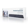 Klaviatūra Gembird KB-U-103-RU EN/RU