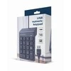 Klaviatūra GEMBIRD KPD-U-03 USB numeric keypad juodas slim 18 keys