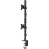 GEMBIRD reguliuojamas 2 ekranų vertikalus stalo laikiklis 17-32 colių 9kg