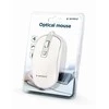 GEMBIRD MUS-4B-06-WS Optinė pelė USB baltas/sidabrinis