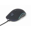 GEMBIRD Illuminated large size pelė su laidu USB juodas