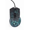 Gembird USB LED Pelė žaidimams MUS-6B-GRAFIX-01 Juodas