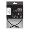GEMBIRD S/FTP Cat.8 LSZH patchcord 0,25m