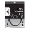 GEMBIRD PP8-LSZHCU-BK-1M S/FTP Kat. 8 LSZH pataisos laidas judas 1m