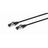 GEMBIRD PP8-LSZHCU-BK-1M S/FTP Kat. 8 LSZH pataisos laidas judas 1m