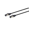 GEMBIRD PP8-LSZHCU-BK-2M S/FTP Kat. 8 LSZH patch laidas juodas 2m