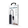 GEMBIRD 4 prievadų USB HUB juodas