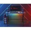 Žaidimų stalas Genesis Holm 200 RGB Gaming Desk, su pašvietimu