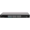 Šakotuvas „GrandStream Grandstream Networks GWN7813P“ tinklo jungtys, valdomas L3 gigabito eternetas (10/100/1000), „PoE“ palaikymas, pilkas