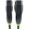 Green Cell Žalias Cell Žalias Cell Snap Type 2 EV įkrovimo kabelis 11 kW 7 m, skirtas Tesla Model 3 SXY, VW ID.3, ID.4, Kia EV6, Hyundai IONIQ 5, Ford Mach-E