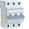 Hager miniatiūrinis grandinės pertraukiklis 3P B 40A 6kA AC MBN340E