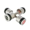 HH09 CHROMED DUMBBELL 2 x 9 KG HMS PREMIUM