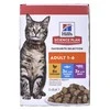 Hill's Cat Science Plan Feline Adult Multipack vištiena/Ocean žuvis/jautiena guliašas katėms 12x85g